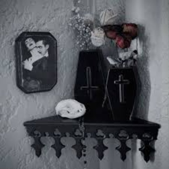 Killstar Other - NIB Large Upside-Down Black Coffin Killstar Vase